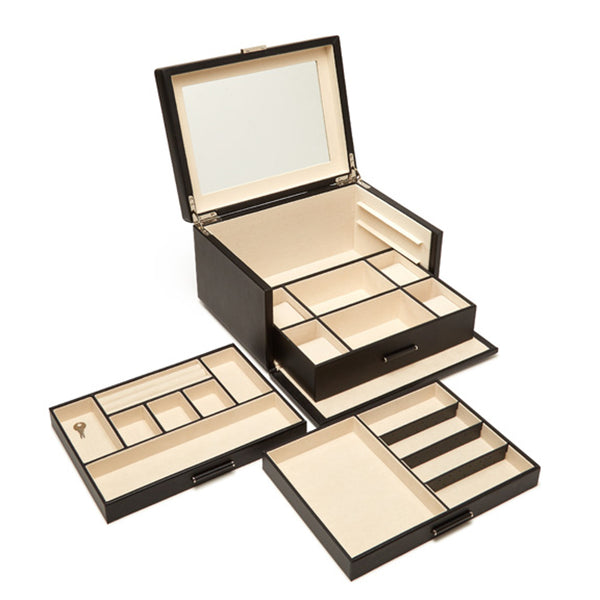 Brouk & Co Riley 3 Tray Jewelry Box