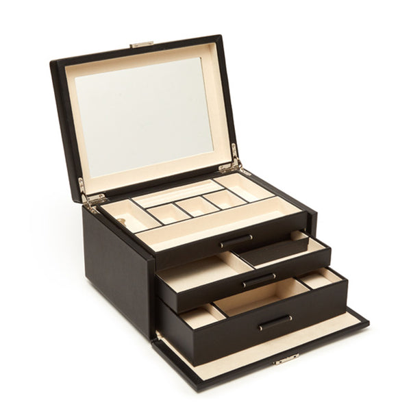 Brouk & Co Riley 3 Tray Jewelry Box