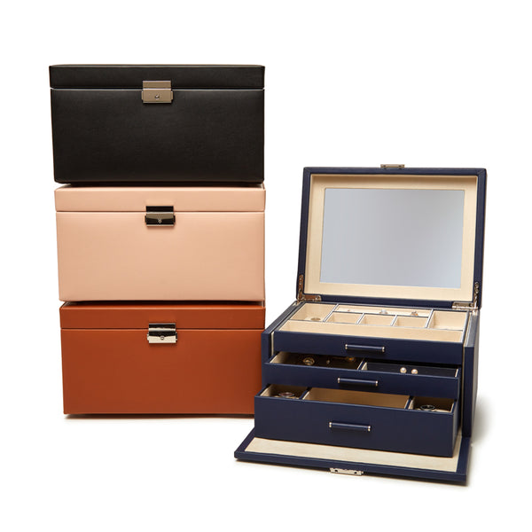 brouk & co Riley 3 Tray Jewelry Box