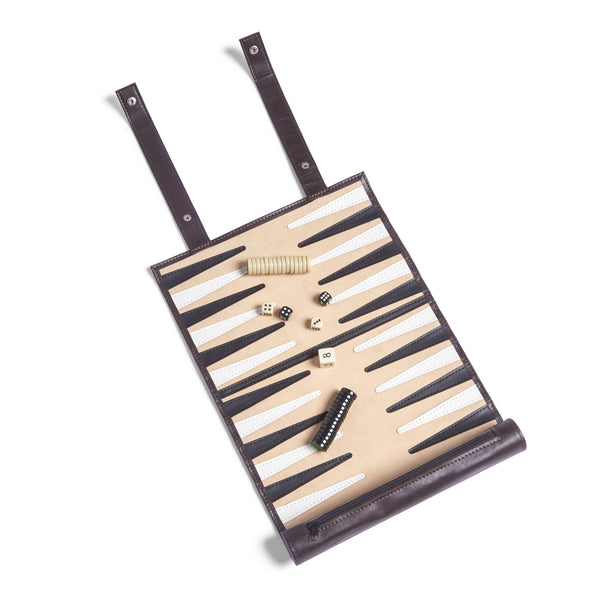 Brouk & Co Roll Up Backgammon Set