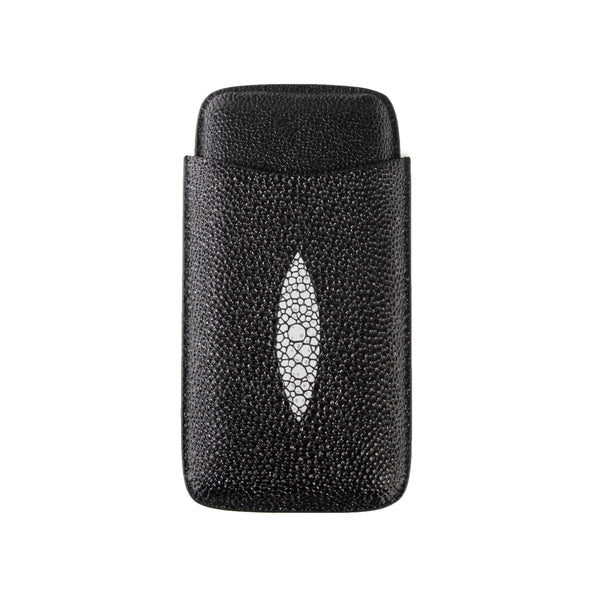 Brouk & Co Simon Stingray Cigar Case (Black)