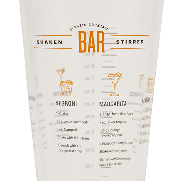 Brouk & Co Skye Cocktail Recipe Shaker (Gold)