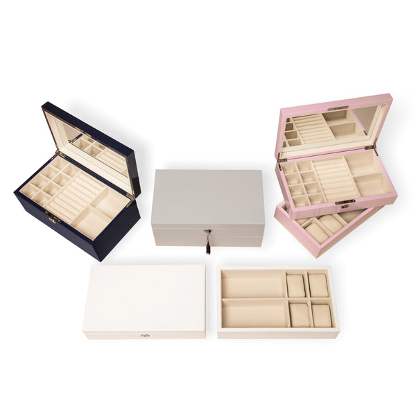brouk & co Stackable High-Gloss Jewelry Box