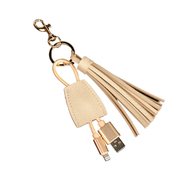 brouk & co Tassel Keychain W. USB Cord