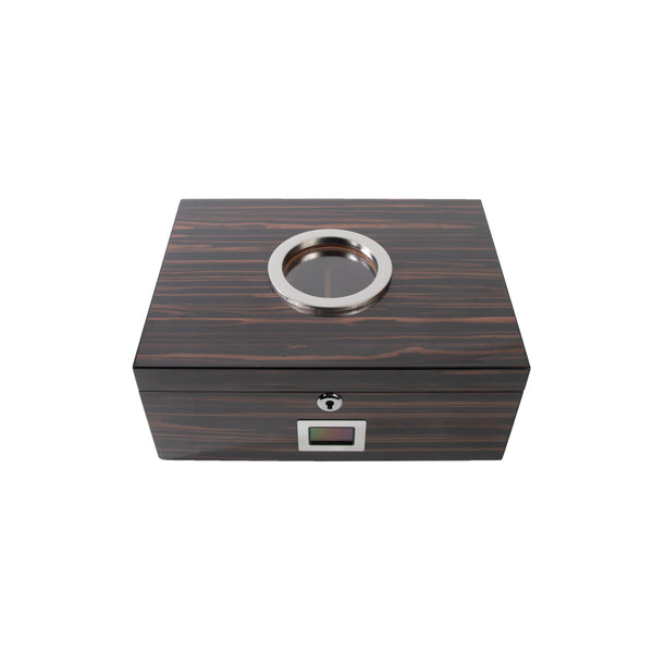Brouk & Co The Colton High Gloss Ebony Cigar Humidor