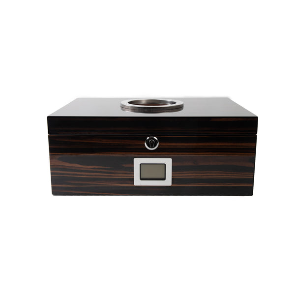 Brouk & Co The Colton High Gloss Ebony Cigar Humidor