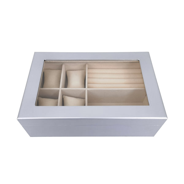 Brouk & Co The Kylie Glass Top Jewelry Box