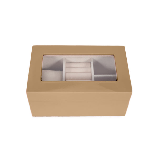 brouk & co The Kylie Glass Top Jewelry Box