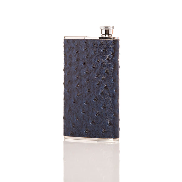 Brouk & Co The Wingman Flask & Cigar Holder (Ostrich)