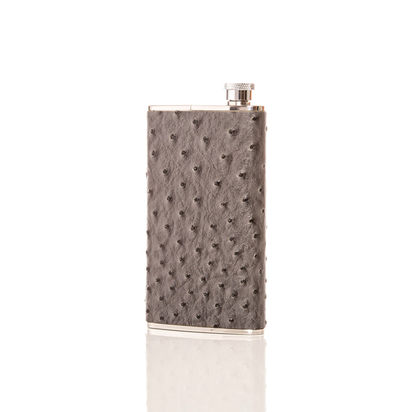 brouk & co The Wingman Flask & Cigar Holder (Ostrich)