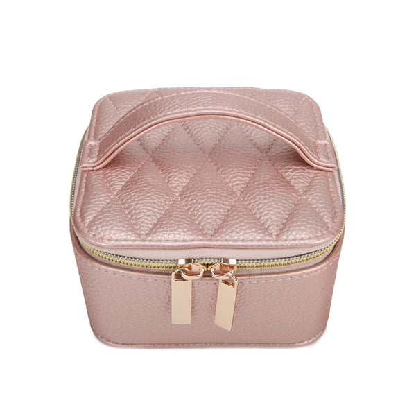 Brouk & Co Leah Quilted Travel Jewelry Case With Pouch
