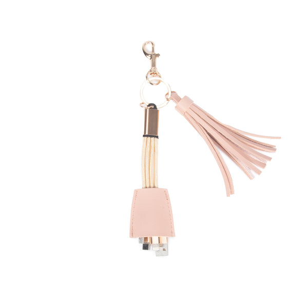 Brouk & Co Tassel Keychain W-4 Universal Charging Cable