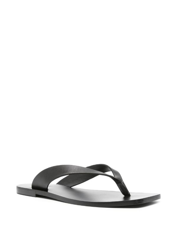 Browns A.EMERY Black The Kinto Leather Flip-Flops | Browns Flip Flops & Slides