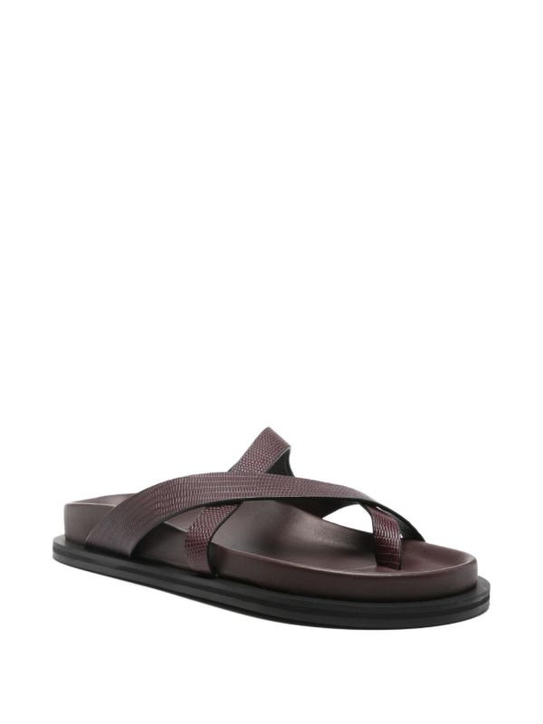 Browns A.EMERY Leather Cross-strap Sandals | Browns Sandals