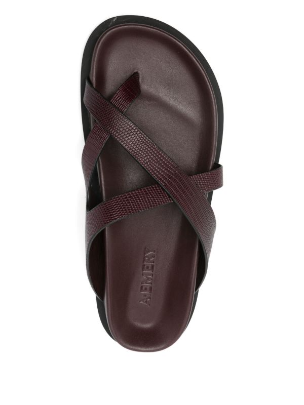 Browns A.EMERY Leather Cross-strap Sandals | Browns Sandals