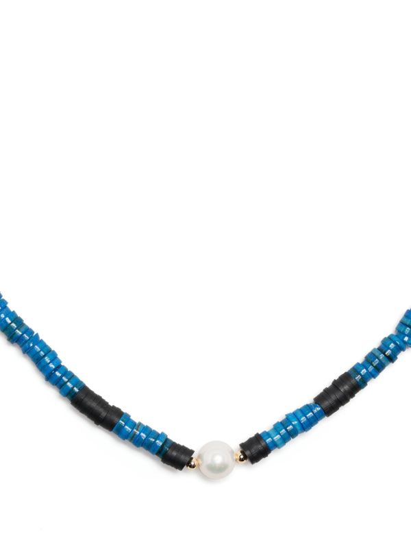 Browns A Sinner In Pearls Blue Beaded Pearl Necklace | Browns Necklaces
