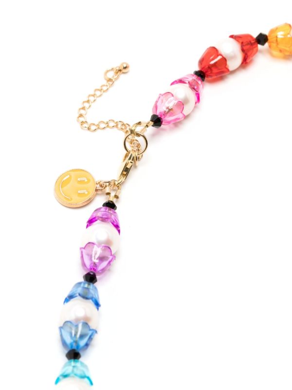 Browns A Sinner In Pearls Multicolour Pearl Rainbow Beaded Necklace | Browns Necklaces
