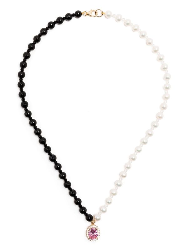 Browns A Sinner In Pearls Multicolour Pendant Pearl Necklace | Browns Necklaces