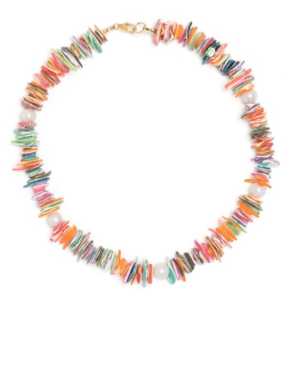 browns A Sinner in Pearls Multicolour Rainbow Shell Pearl Necklace | Browns Necklaces