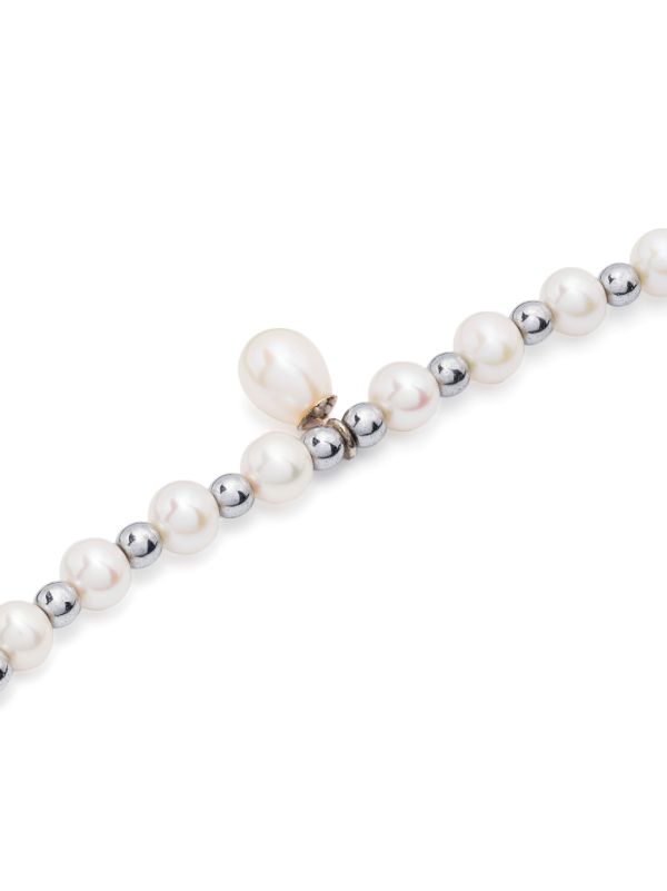 Browns A Sinner In Pearls Sterling Silver Pearl And Hematite Bracelet | Browns Bracelets