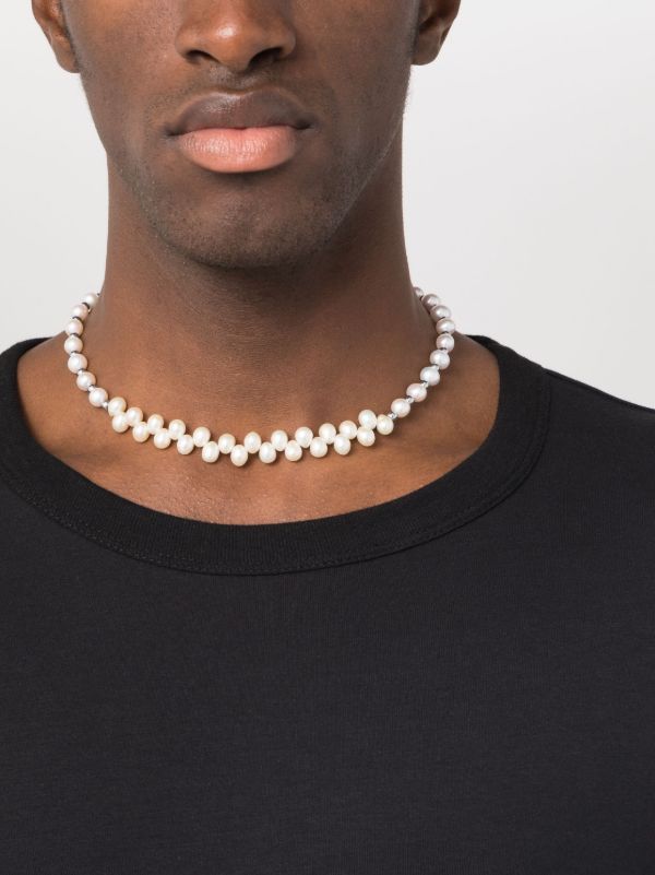 Browns A Sinner In Pearls Sterling Silver Pearl And Hematite Necklace | Browns Necklaces