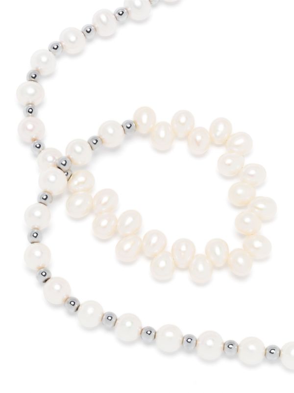 Browns A Sinner In Pearls Sterling Silver Pearl And Hematite Necklace | Browns Necklaces
