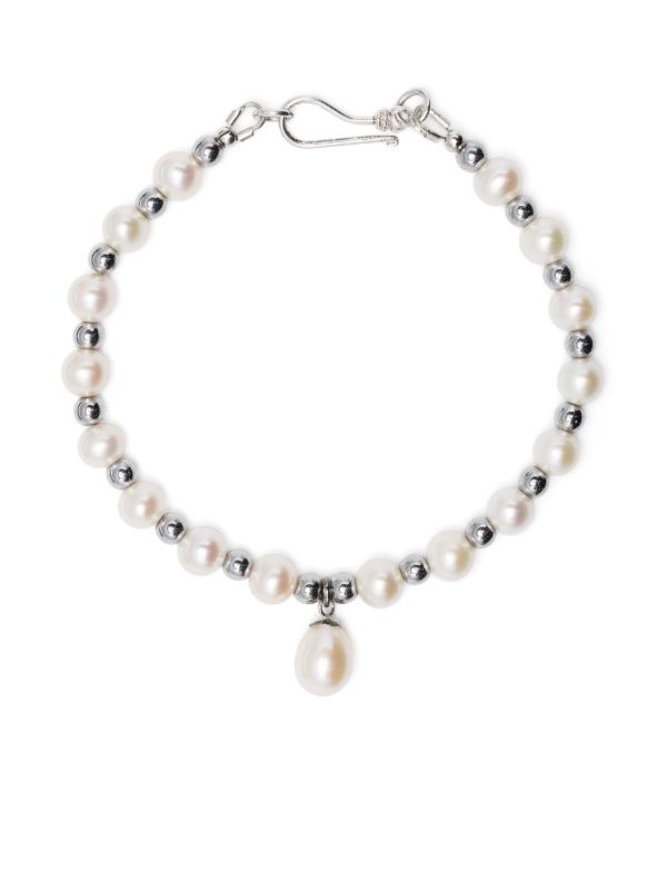 browns A Sinner in Pearls sterling silver pearl and hematite bracelet | Browns Bracelets