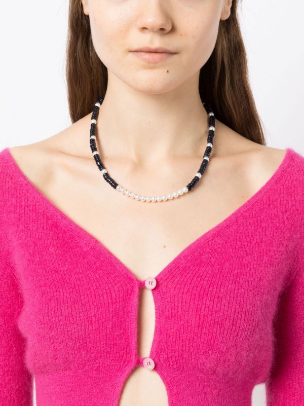 Browns A Sinner In Pearls Sterling Silver Pearl Beaded Necklace | Browns Necklaces