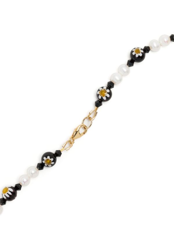 Browns A Sinner In Pearls White Pearl And Daisy Crystal Beaded Necklace | Browns Necklaces