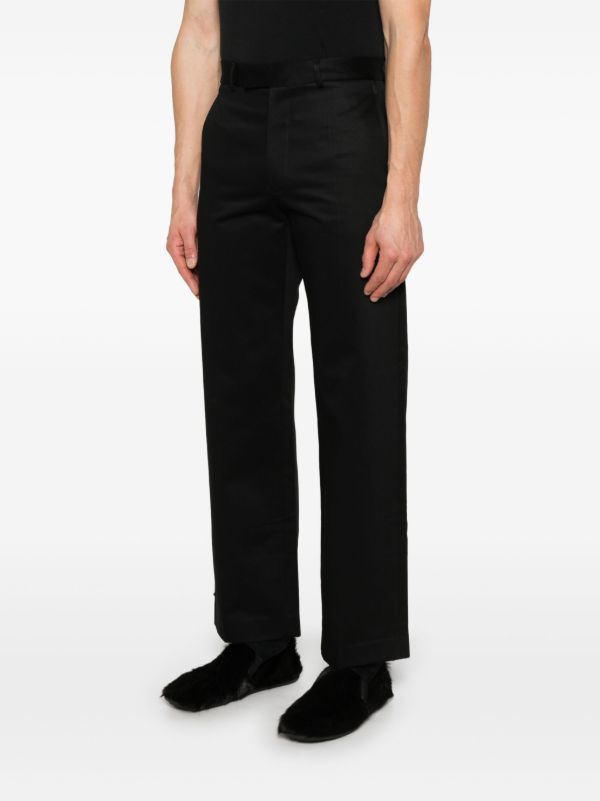 Browns AARON ESH Black Straight-Leg Trousers | Browns Regular-Fit & Straight Leg Pants