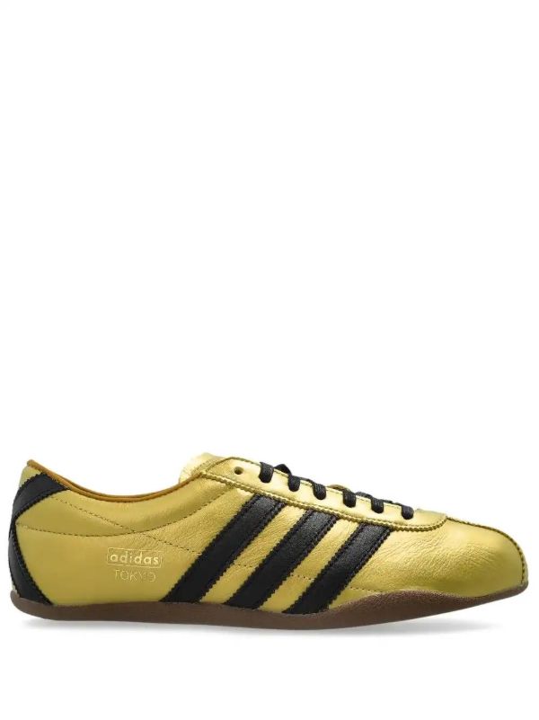 browns adidas Gold-Tone Tokyo Sneakers | Browns Sneakers