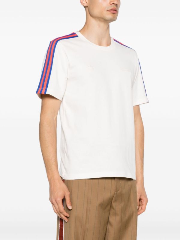 Browns Adidas X Wales Bonner White Cotton T-Shirt | Browns T-Shirts