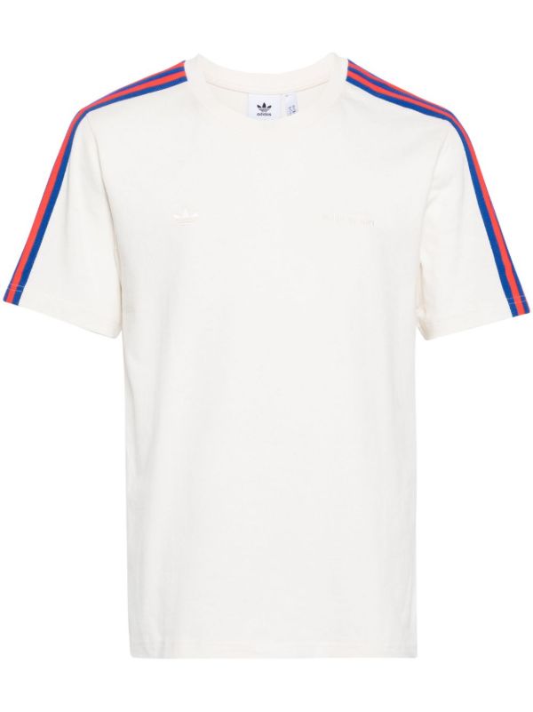 browns adidas X Wales Bonner White Cotton T-Shirt | Browns T-Shirts