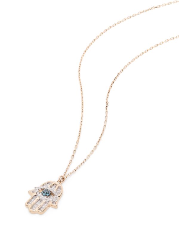 Browns Adina Reyter 14K Yellow Gold Hamsa Diamond Necklace | Browns Fine Necklaces