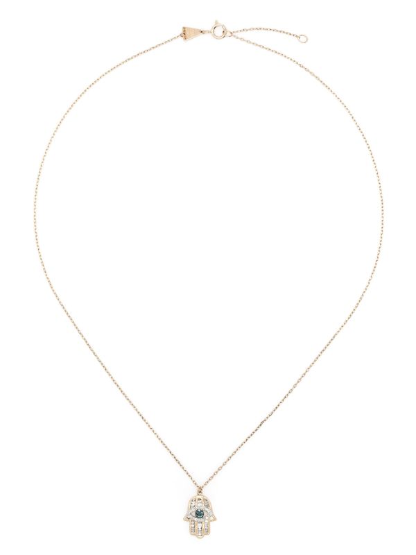 browns Adina Reyter 14K Yellow Gold Hamsa Diamond Necklace | Browns Fine Necklaces