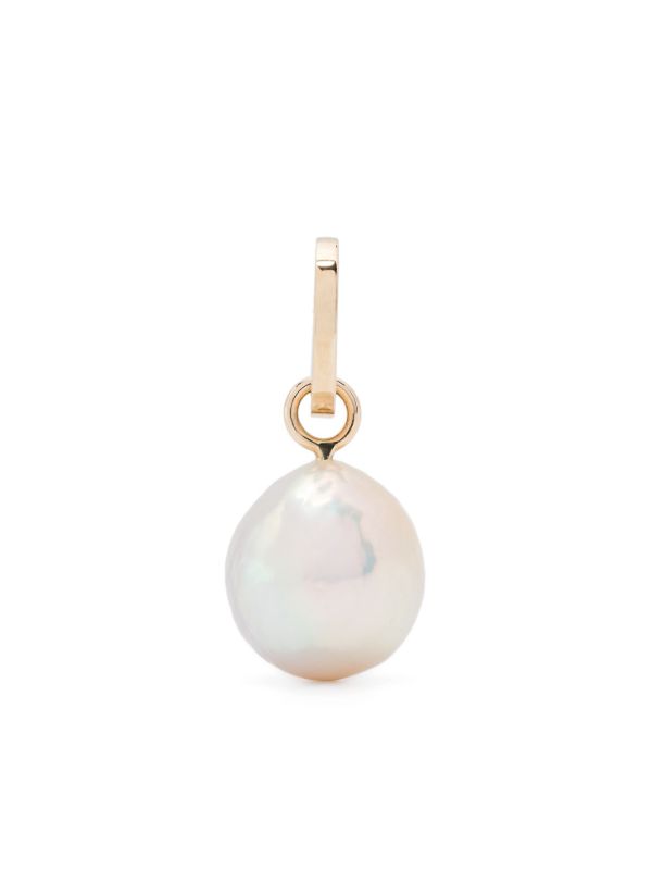 browns Adina Reyter 14K Yellow Gold Pearl Drop Pendant | Browns Fine Charms