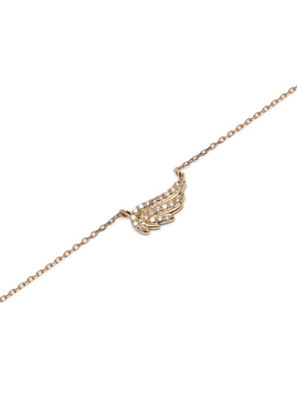 Browns Adina Reyter 14K Yellow Gold Wing Diamond Necklace | Browns Fine Necklaces