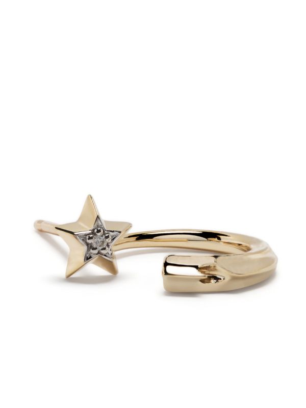 Browns Adina Reyter Gold-plated Shooting Star Diamond Earrings | Browns Earrings