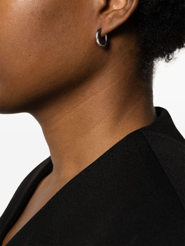 Browns Adina Reyter Sterling Silver Tube Hoop Earrings | Browns Earrings