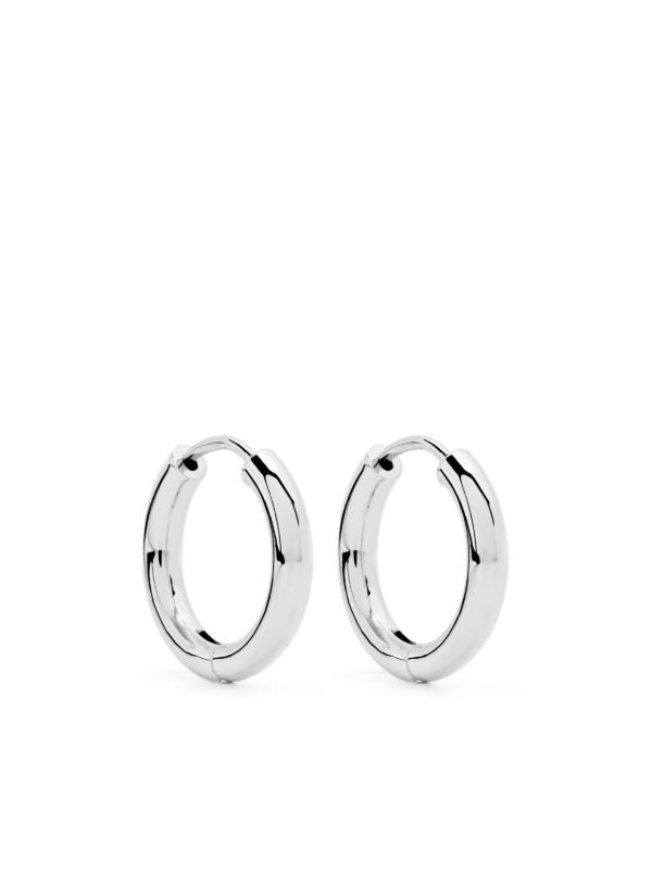 browns Adina Reyter Sterling Silver Tube Hoop Earrings | Browns Earrings