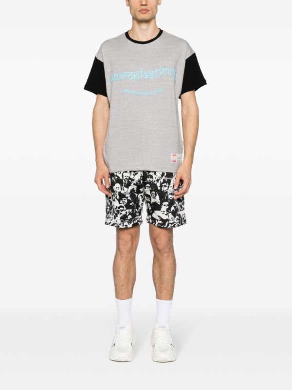 Browns Advisory Board Crystals Grey Text Print Cotton T-shirt | Browns T-Shirts