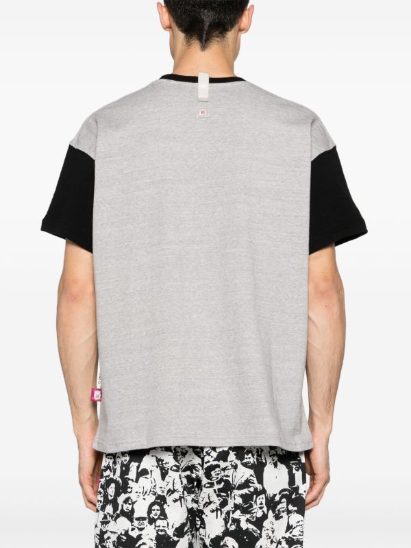 Browns Advisory Board Crystals Grey Text Print Cotton T-shirt | Browns T-Shirts