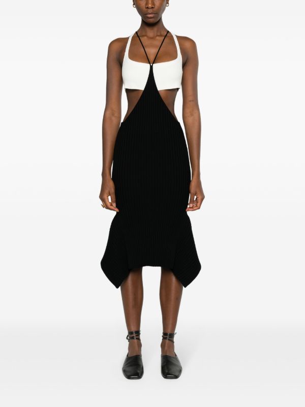 Browns AISLING CAMPS Black Shala Knit Skirt | Browns Knitted Skirts