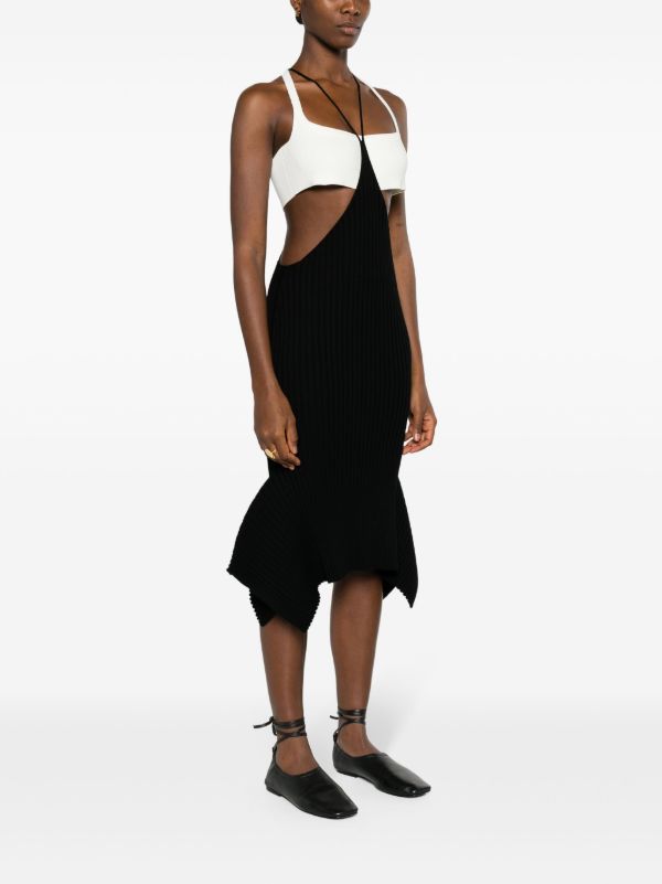 Browns AISLING CAMPS Black Shala Knit Skirt | Browns Knitted Skirts