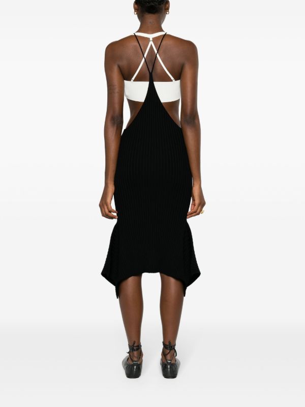 Browns AISLING CAMPS Black Shala Knit Skirt | Browns Knitted Skirts