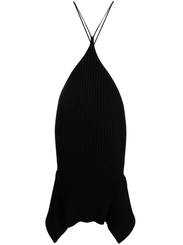 browns AISLING CAMPS Black Shala Knit Skirt | Browns Knitted Skirts