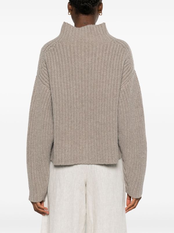 Browns AISLING CAMPS Grey Isabella Wool Sweater | Browns Knitted Sweaters