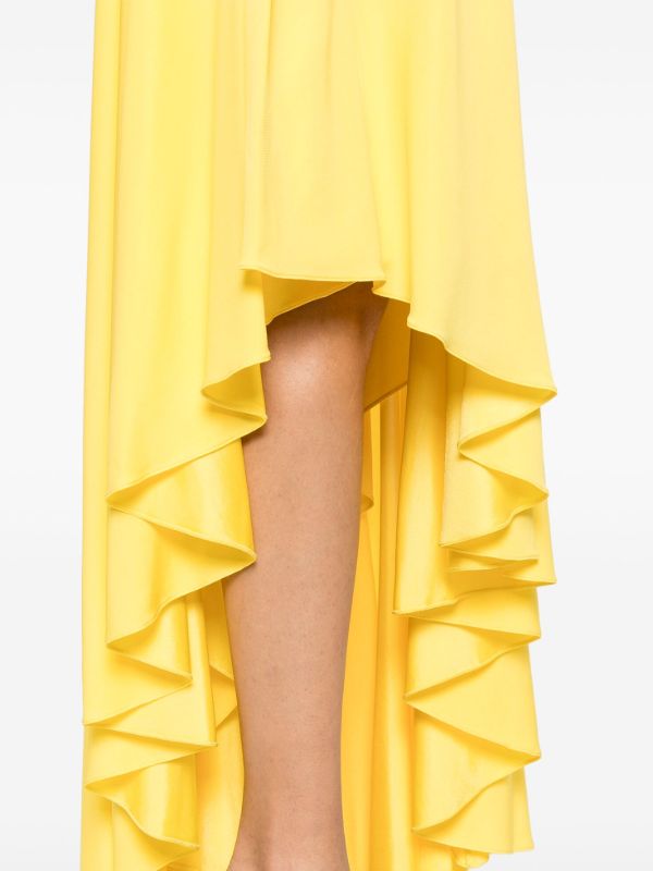 Browns Alaïa Asymmetric Jersey Maxi Dress | Browns Day Dresses