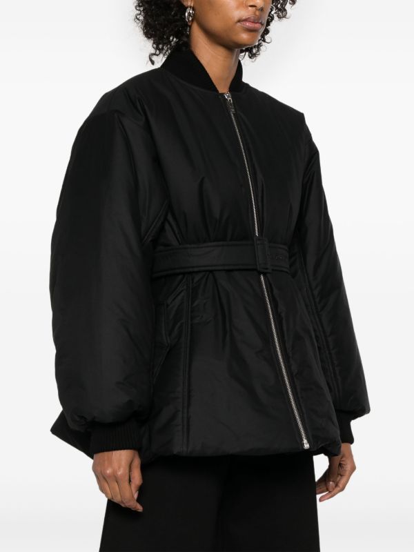 Browns Alaïa Belted Bomber Jacket | Browns Varsity Jackets