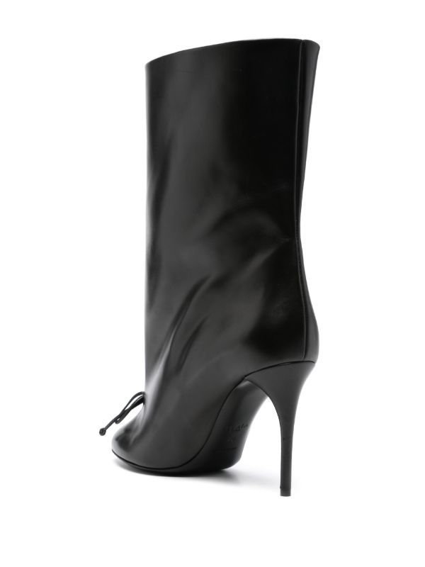 Browns Alaïa Black 90mm Decollte Boots | Browns Boots